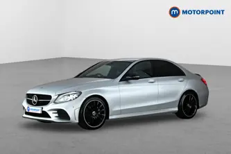 Mercedes-Benz C Class Amg Line Night Edition Automatic Diesel Saloon - Stock Number (1662920) - Passenger side front corner