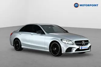 Mercedes-Benz C Class Amg Line Night Edition Automatic Diesel Saloon - Stock Number (1662920) - Drivers side front corner
