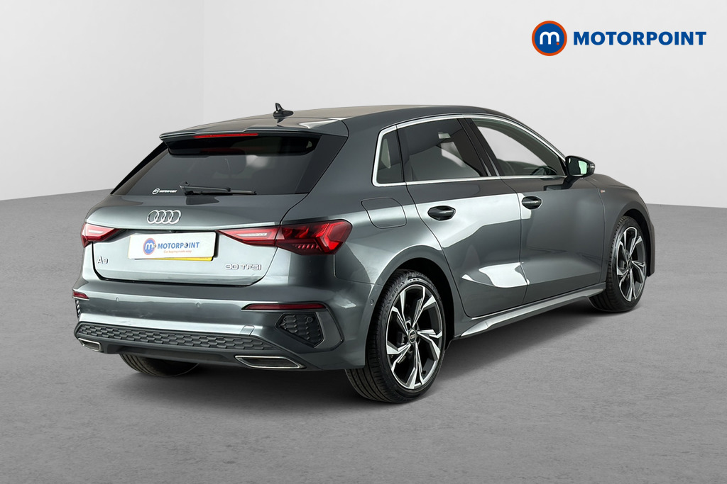Audi A3 S Line Automatic Petrol Hatchback - Stock Number (1664043) - Passenger side rear corner