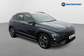 Hyundai Kona N Line Automatic Petrol-Electric Hybrid SUV - Stock Number (1665373) - Drivers side front corner