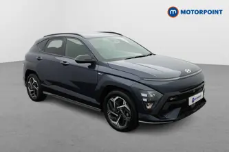 Hyundai Kona N Line Automatic Petrol-Electric Hybrid SUV - Stock Number (1665374) - Drivers side front corner