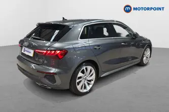 Audi A3 S Line Manual Petrol Hatchback - Stock Number (1666748) - Passenger side rear corner
