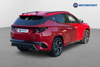 Hyundai Tucson N Line Automatic Petrol-Electric Hybrid SUV - Stock Number (1655976) - Passenger side rear corner