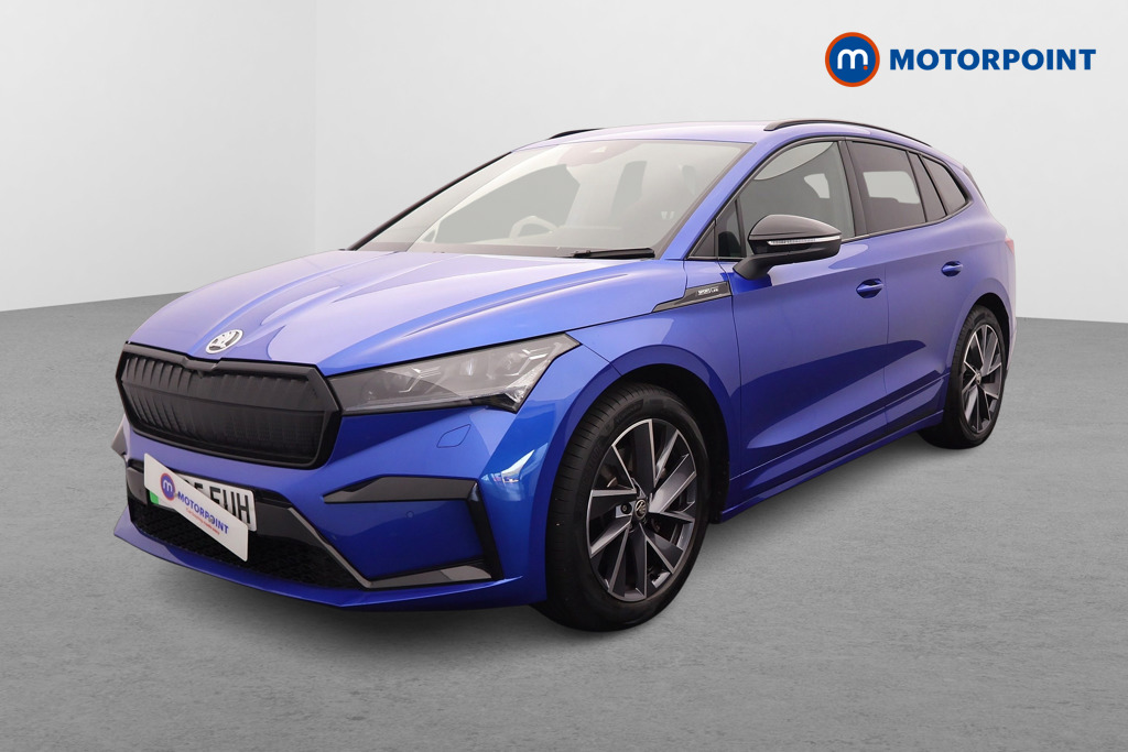 Skoda Enyaq Sportline Plus Automatic Electric SUV - Stock Number (1661446) - Passenger side front corner