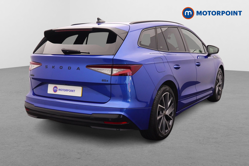 Skoda Enyaq Sportline Plus Automatic Electric SUV - Stock Number (1661446) - Drivers side rear corner