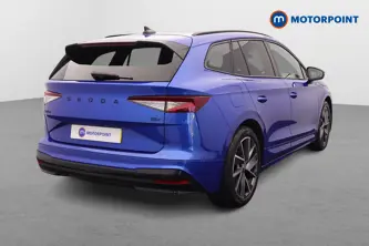 Skoda Enyaq Sportline Plus Automatic Electric SUV - Stock Number (1661446) - Drivers side rear corner