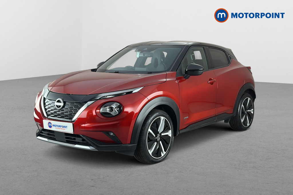 Nissan Juke Tekna-Plus Automatic Petrol-Electric Hybrid SUV - Stock Number (1666373) - Passenger side front corner