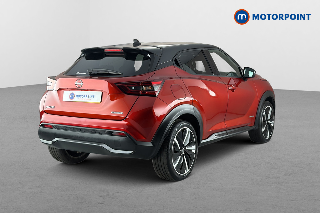 Nissan Juke Tekna-Plus Automatic Petrol-Electric Hybrid SUV - Stock Number (1666373) - Passenger side rear corner