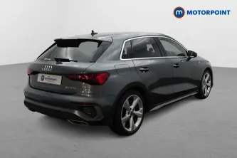 Audi A3 S Line Manual Petrol Hatchback - Stock Number (1657874) - Drivers side rear corner