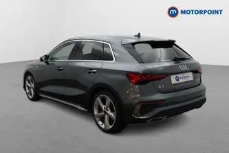 Audi A3 S Line Manual Petrol Hatchback - Stock Number (1657874) - Passenger side rear corner