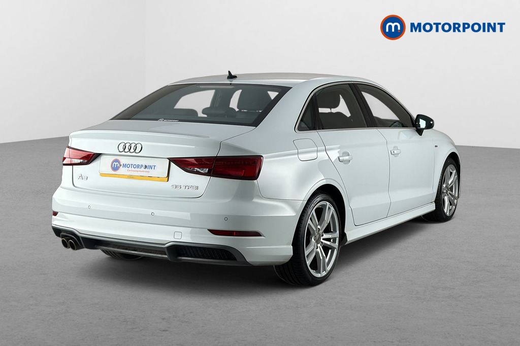 Audi A3 S Line Automatic Petrol Saloon - Stock Number (1665656) - Passenger side rear corner