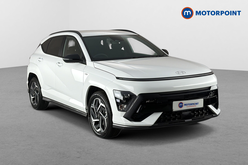 Hyundai Kona N Line Automatic Petrol-Electric Hybrid SUV - Stock Number (1666282) - Drivers side front corner