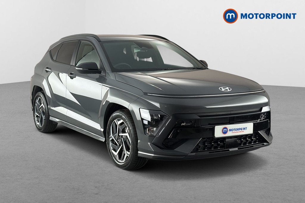 Hyundai Kona N Line Automatic Petrol-Electric Hybrid SUV - Stock Number (1666286) - Drivers side front corner