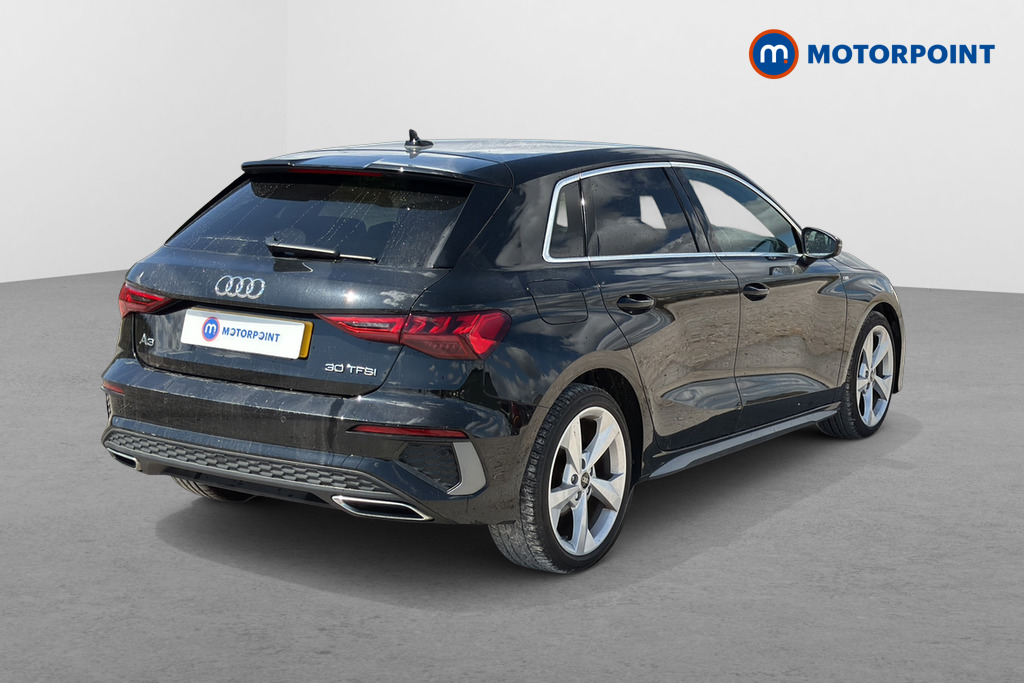 Audi A3 S Line Automatic Petrol Hatchback - Stock Number (1651351) - Passenger side rear corner