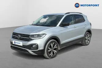 Volkswagen T-Cross Black Edition Manual Petrol SUV - Stock Number (1654545) - Passenger side front corner