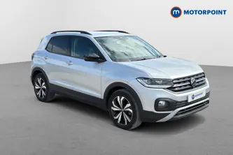 Volkswagen T-Cross Black Edition Manual Petrol SUV - Stock Number (1654545) - Drivers side front corner
