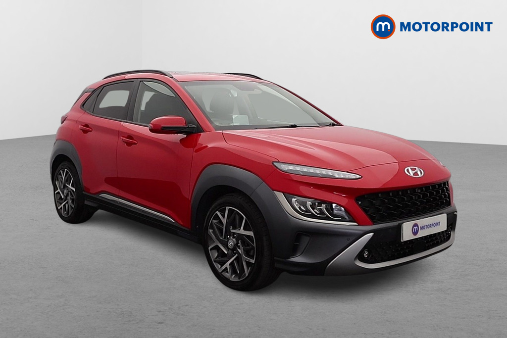Hyundai Kona Ultimate Automatic Petrol-Electric Hybrid SUV - Stock Number (1655685) - Drivers side front corner