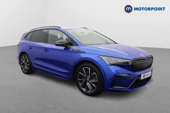 Skoda Enyaq Sportline Plus Automatic Electric SUV - Stock Number (1656695) - Drivers side front corner