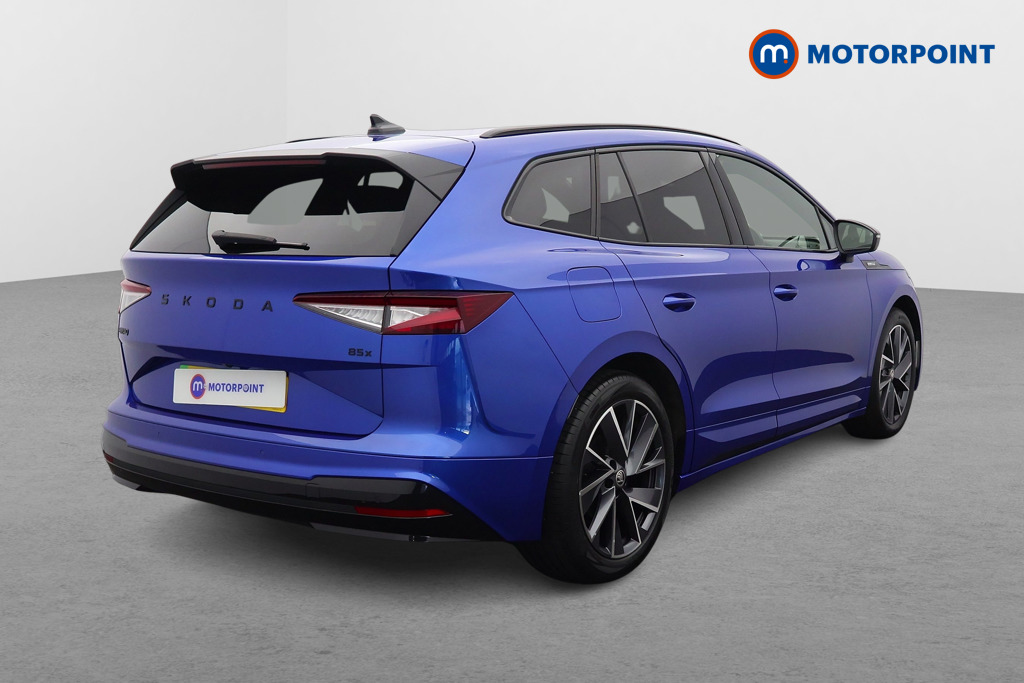 Skoda Enyaq Sportline Plus Automatic Electric SUV - Stock Number (1656695) - Drivers side rear corner