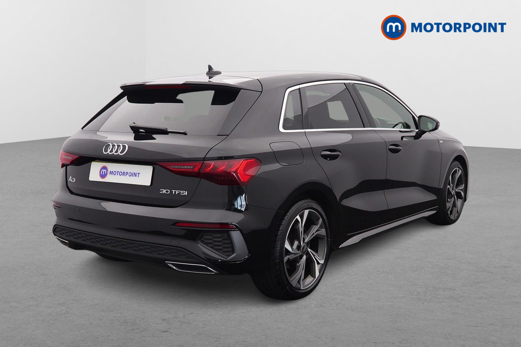 Audi A3 S Line Automatic Petrol Hatchback - Stock Number (1659896) - Drivers side rear corner