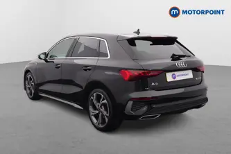 Audi A3 S Line Automatic Petrol Hatchback - Stock Number (1659896) - Passenger side rear corner