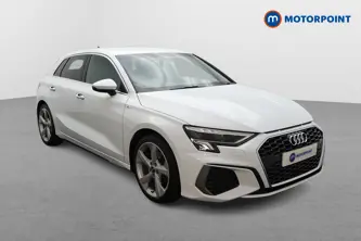 Audi A3 S Line Manual Petrol Hatchback - Stock Number (1660372) - Drivers side front corner