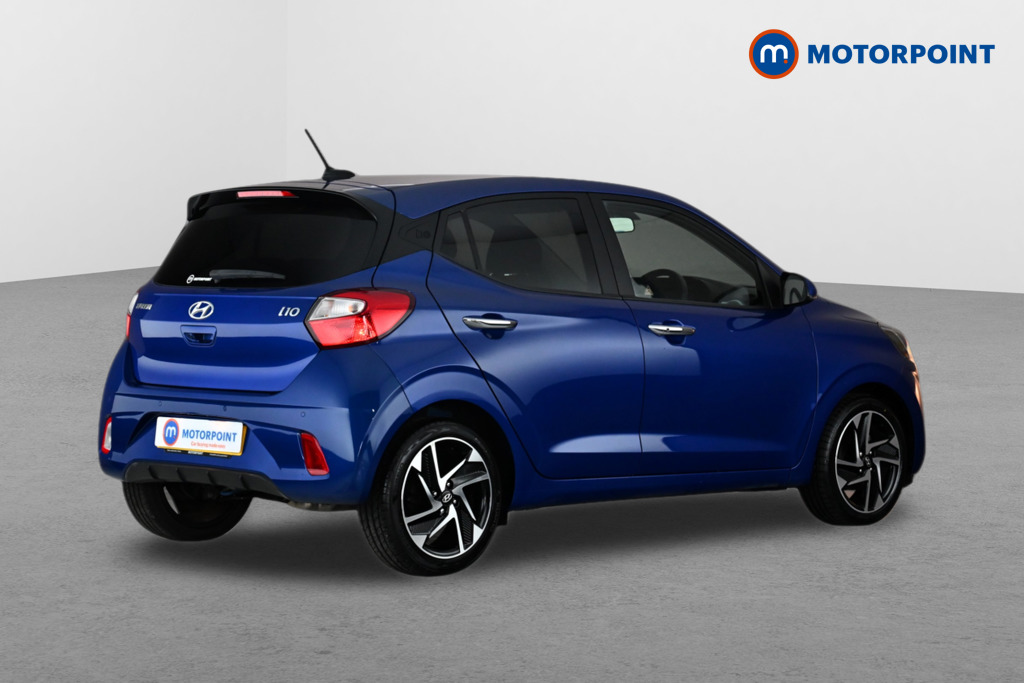 Hyundai I10 Premium Automatic Petrol Hatchback - Stock Number (1655993) - Drivers side rear corner