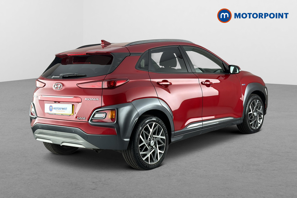 Hyundai Kona Premium Automatic Petrol-Electric Hybrid SUV - Stock Number (1663682) - Passenger side rear corner