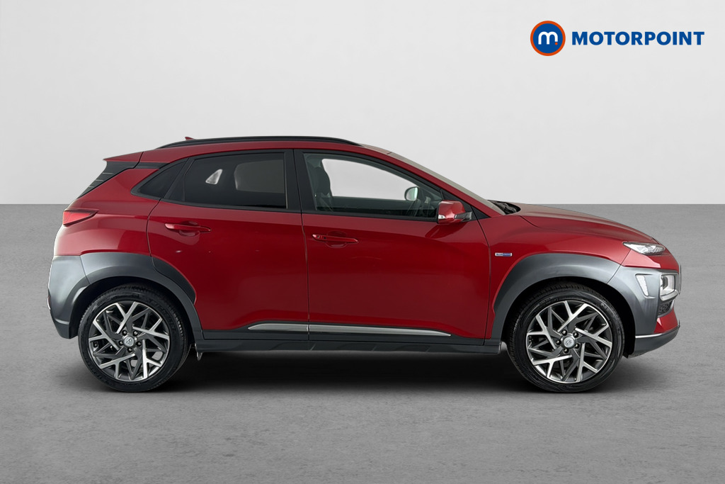 Hyundai Kona Premium Automatic Petrol-Electric Hybrid SUV - Stock Number (1663682) - Passenger side
