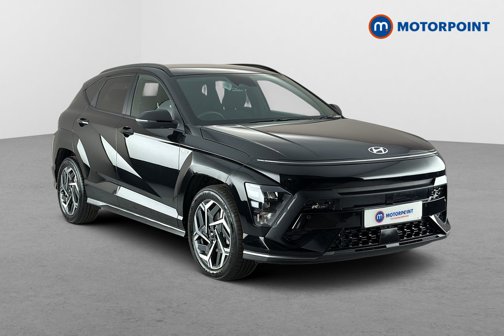 Hyundai Kona N Line Automatic Petrol-Electric Hybrid SUV - Stock Number (1665372) - Drivers side front corner