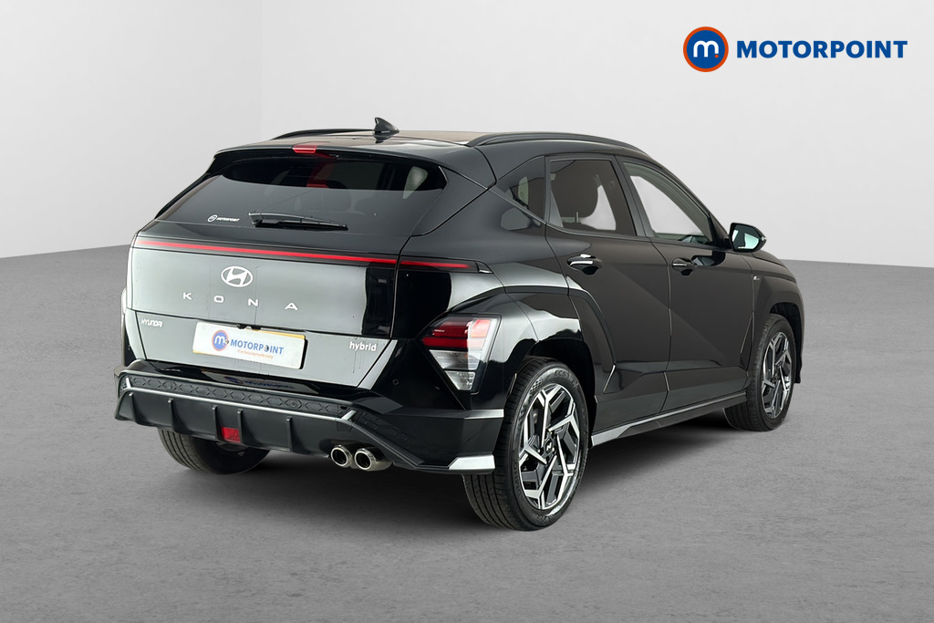 Hyundai Kona N Line Automatic Petrol-Electric Hybrid SUV - Stock Number (1665372) - Passenger side rear corner