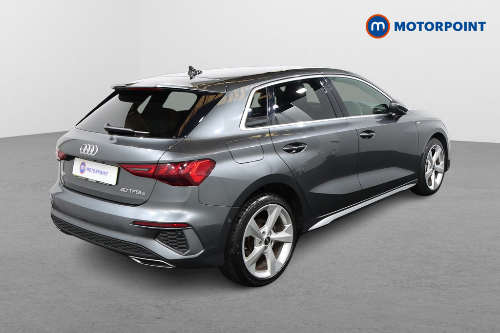 Audi A3 S Line Automatic Petrol Plug-In Hybrid Hatchback - Stock Number (1656448) - Drivers side rear corner