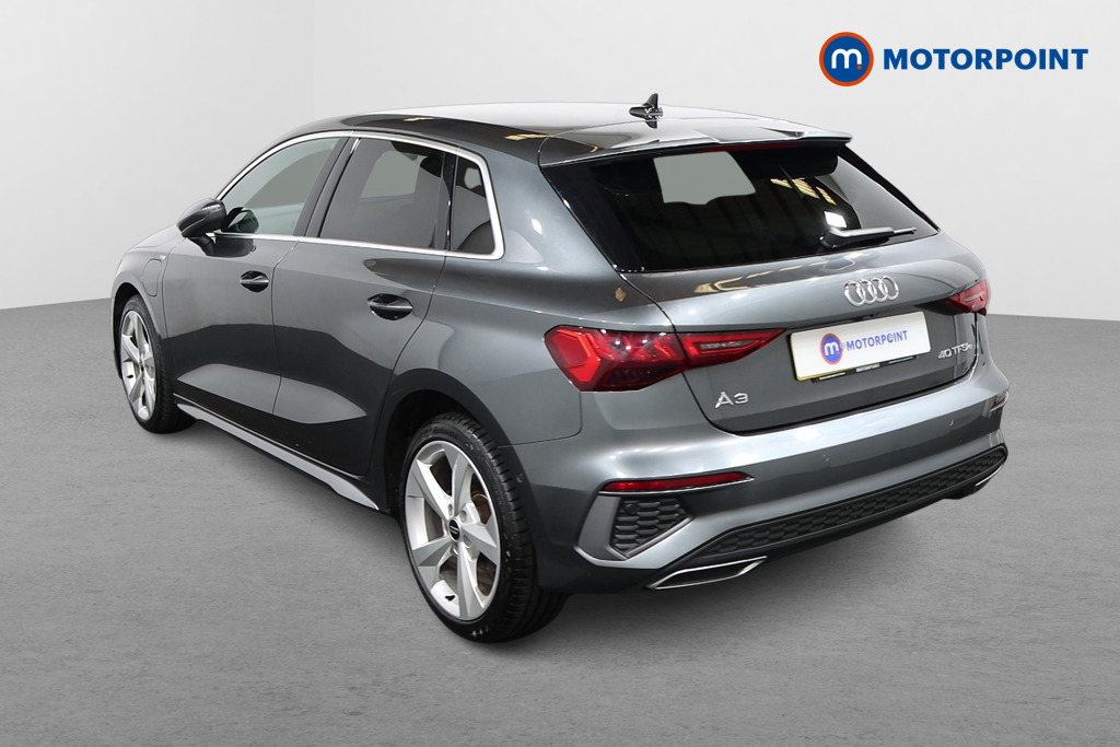 Audi A3 S Line Automatic Petrol Plug-In Hybrid Hatchback - Stock Number (1656448) - Passenger side rear corner