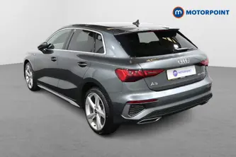 Audi A3 S Line Automatic Petrol Plug-In Hybrid Hatchback - Stock Number (1656448) - Passenger side rear corner
