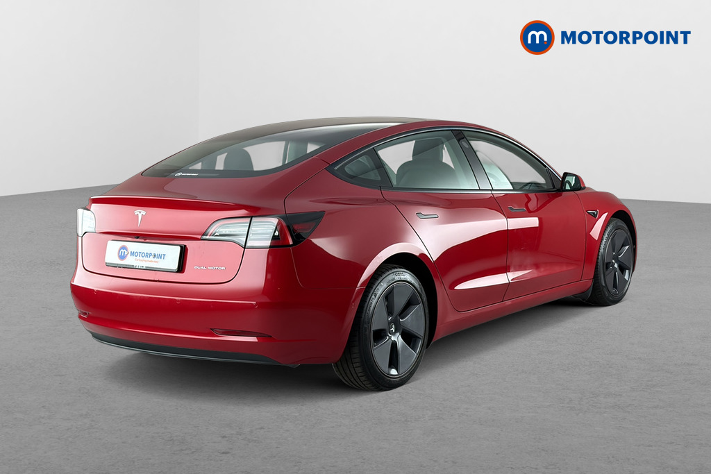 Tesla Model 3 Long Range Automatic Electric Saloon - Stock Number (1659719) - Passenger side rear corner
