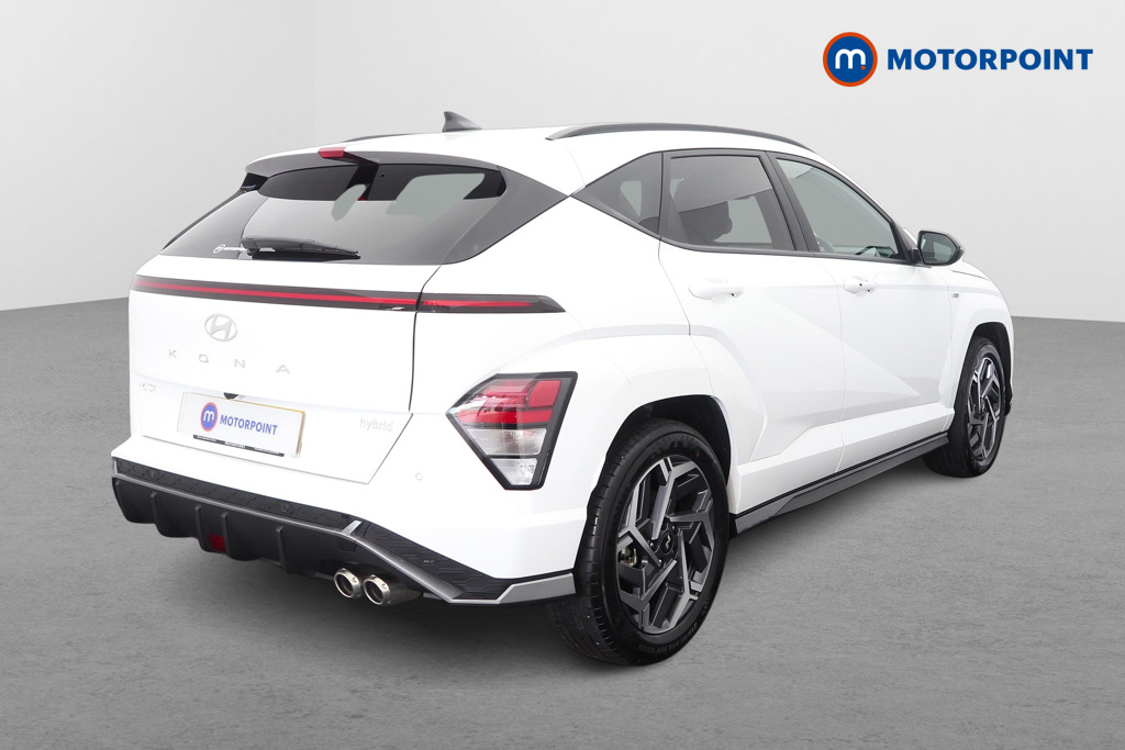 Hyundai Kona N Line Automatic Petrol-Electric Hybrid SUV - Stock Number (1667360) - Drivers side rear corner