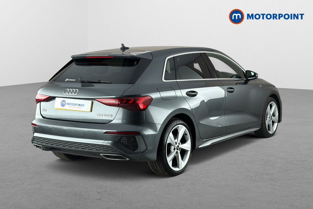 Audi A3 S Line Manual Petrol Hatchback - Stock Number (1667798) - Passenger side rear corner