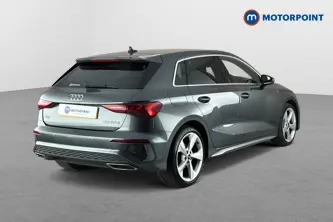Audi A3 S Line Manual Petrol Hatchback - Stock Number (1667798) - Passenger side rear corner