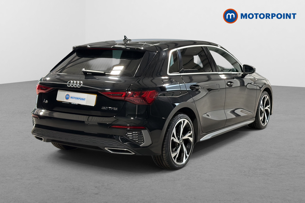 Audi A3 S Line Automatic Petrol Hatchback - Stock Number (1654387) - Passenger side rear corner