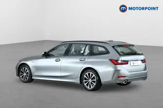 BMW 3 Series Sport Automatic Petrol Plug-In Hybrid Estate - Stock Number (1667663) - Passenger side rear corner