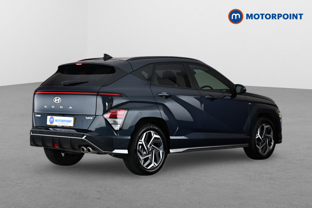 Hyundai Kona N Line Automatic Petrol-Electric Hybrid SUV - Stock Number (1667980) - Drivers side rear corner