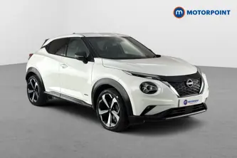 Nissan Juke Tekna Automatic Petrol-Electric Hybrid SUV - Stock Number (1667215) - Drivers side front corner