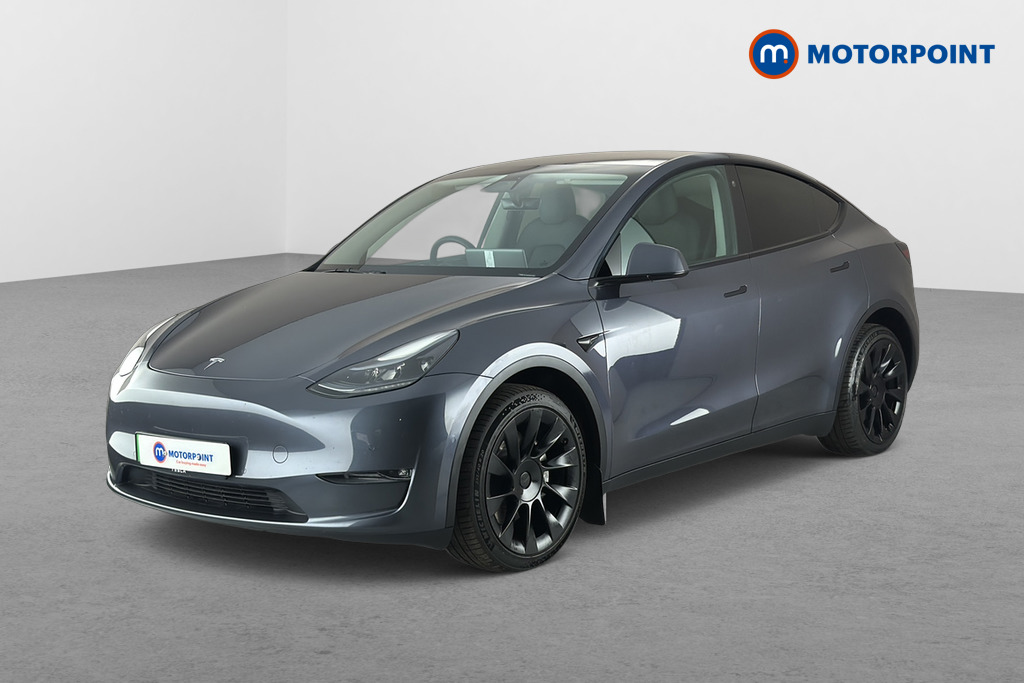 Tesla Model Y Long Range Automatic Electric SUV - Stock Number (1668429) - Passenger side front corner