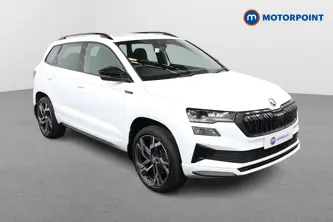 Skoda Karoq Sportline Automatic Diesel SUV - Stock Number (1669077) - Drivers side front corner