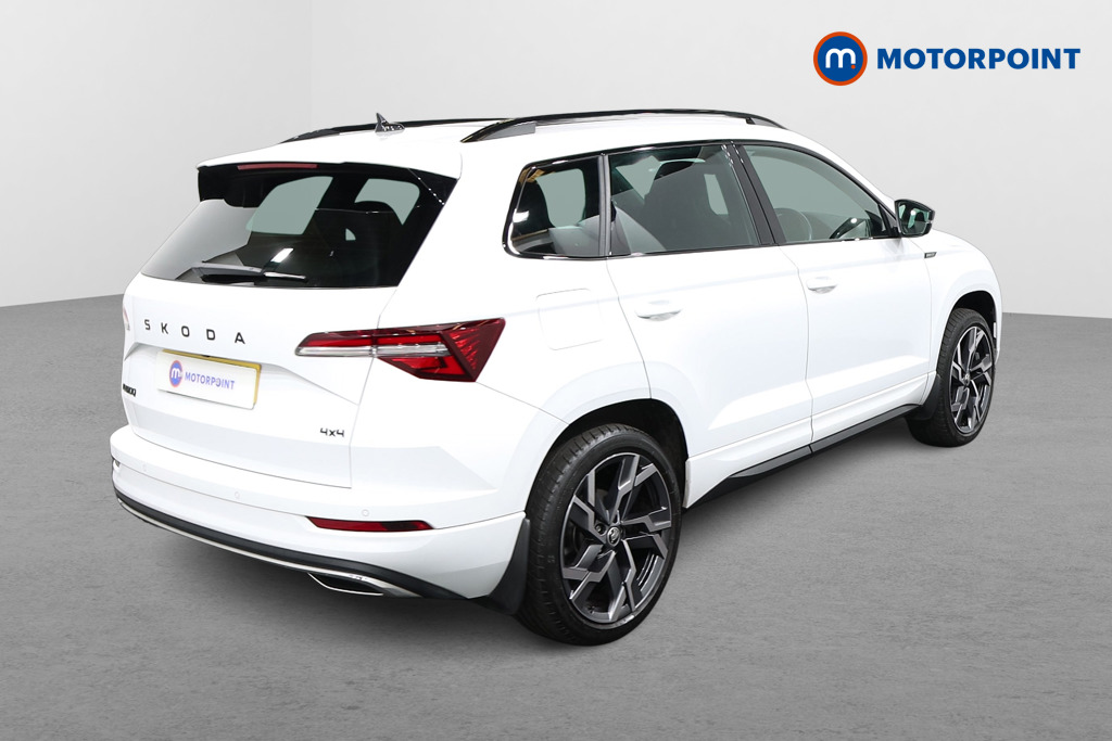 Skoda Karoq Sportline Automatic Diesel SUV - Stock Number (1669077) - Drivers side rear corner