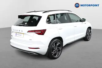 Skoda Karoq Sportline Automatic Diesel SUV - Stock Number (1669077) - Drivers side rear corner