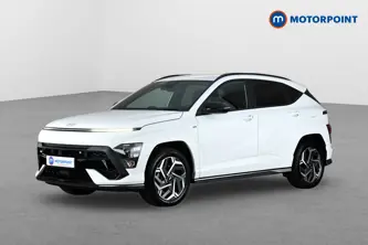 Hyundai Kona N Line Automatic Petrol-Electric Hybrid SUV - Stock Number (1669617) - Passenger side front corner
