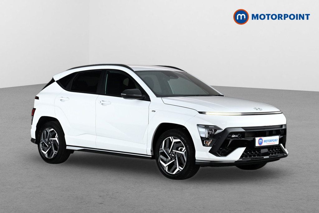 Hyundai Kona N Line Automatic Petrol-Electric Hybrid SUV - Stock Number (1669617) - Drivers side front corner