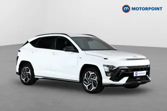 Hyundai Kona N Line Automatic Petrol-Electric Hybrid SUV - Stock Number (1669617) - Drivers side front corner