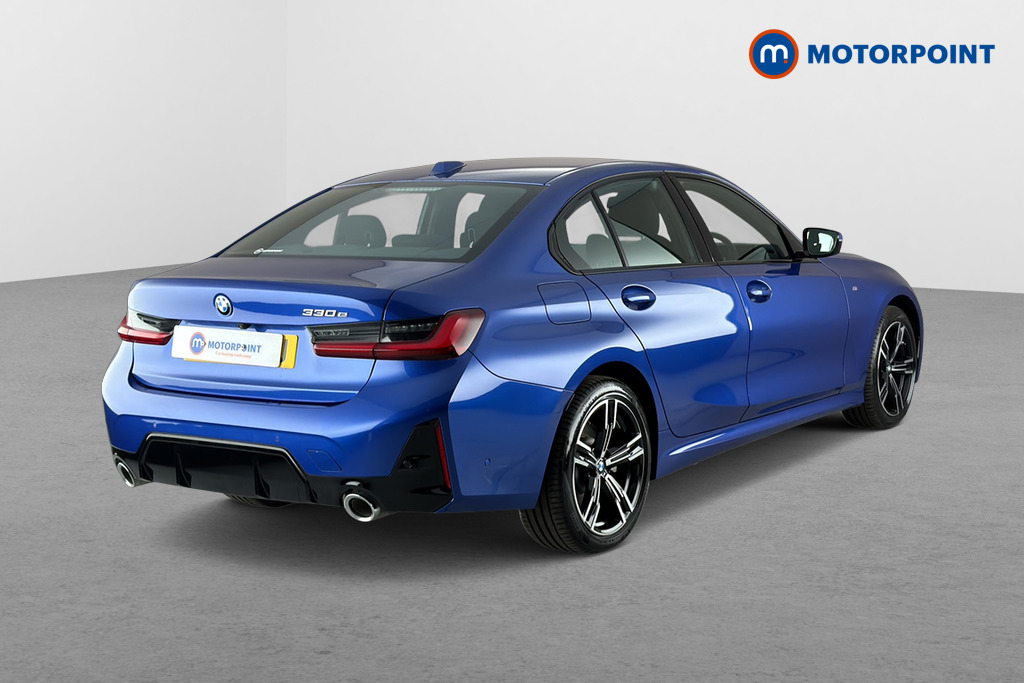 BMW 3 Series M Sport Automatic Petrol Plug-In Hybrid Saloon - Stock Number (1669766) - Passenger side rear corner